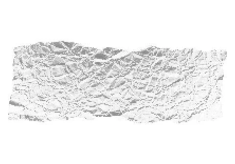 Abstract rock mountain surface texture with halftone dot effect. Stock Illustration