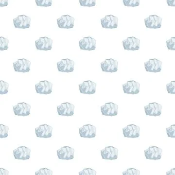 Abstract rock pattern gray stone seamless illustration Stock Illustration