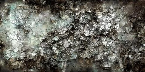 An Abstract Of Rocks And Dirt On A Wall, Mind Blowing Visual Abstract Textu.. 库存插图