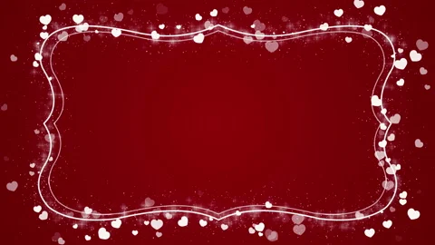 Abstract romantic background with hearts for Valentine's Day and Wedding Day Stock Footage 89154377