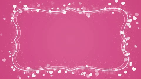 Abstract romantic background with hearts for Valentine's Day and Wedding Day Stock Footage 89320510