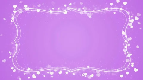 Abstract romantic background with hearts for Valentine's Day and Wedding Day Stock Footage 89375335