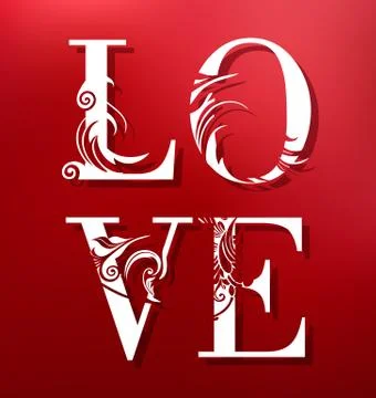 Abstract romantic card. Vector image Stock Illustration