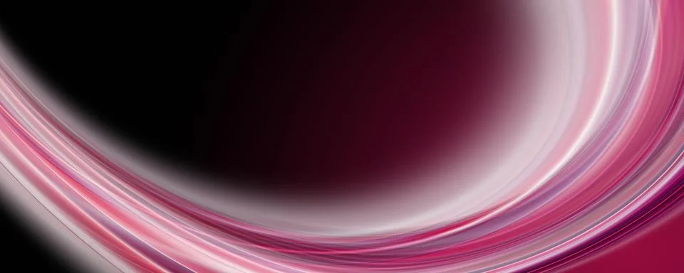 Abstract romantic wave panorama background design illustration Stock Illustration