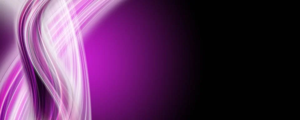 Abstract romantic wave panorama background design illustration Stock Illustration