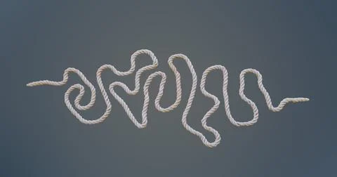 Abstract Rope Flow Connection Concept Background Stock Photos