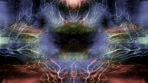 Abstract Rorschach Imagery Forms and Flows 스톡 동영상 101252901