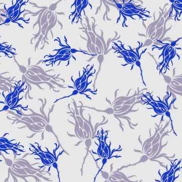 Abstract rose floral pattern Stock Illustration