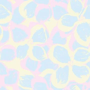 Abstract Rose Floral Seamless Pattern Design Illustrazione stock