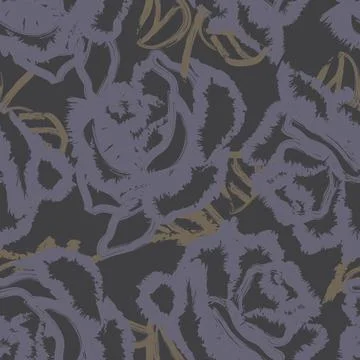Abstract Rose Floral Seamless Pattern Design 스톡 일러스트