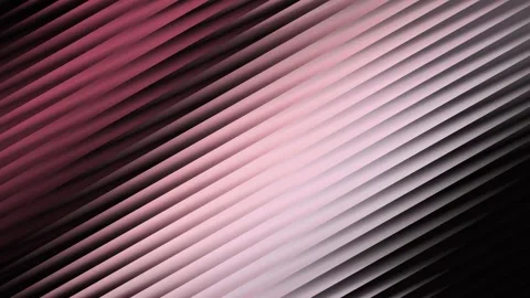 Abstract rose gold diagonal ribbed glass lines background loop Stock Footage 344727947