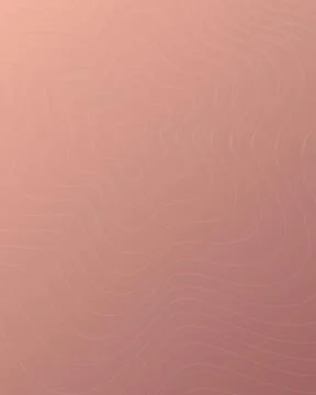 Abstract Rose Gold Topographic Background with Organic Contour Lines and So.. Stock Illustration