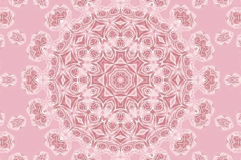 Abstract roses pattern Pink pattern with natural flowers of rose Copyright... Foto stock