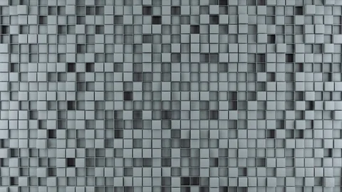 Abstract Rotate Cubes Background Random Motion, 3d Loopable Animation 4k Video stock 123162927