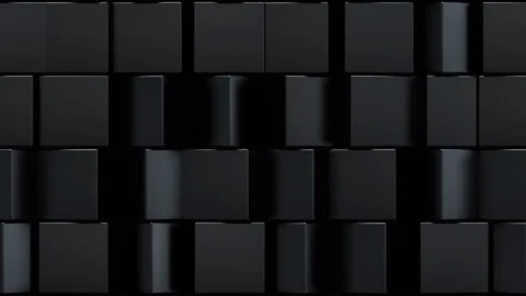 Abstract Rotate Cubes Background Random Motion, 3d Loopable Animation 4k Video stock 123163366