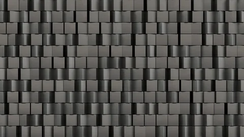 Abstract Rotate Cubes Background Random Motion, 3d Loopable Animation 4k Video stock 123163817