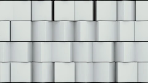 Abstract Rotate Cubes Background Random Motion, 3d Loopable Animation 4k Video stock 123164391