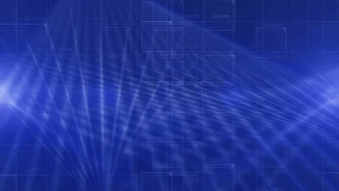 Abstract rotating background line with light LOOP blue Video stock 69753856