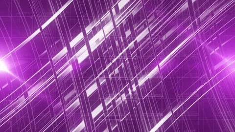 Abstract rotating background line LOOP purple Video stock 69755733