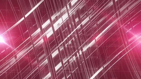 Abstract rotating background line LOOP red Video stock 69756480
