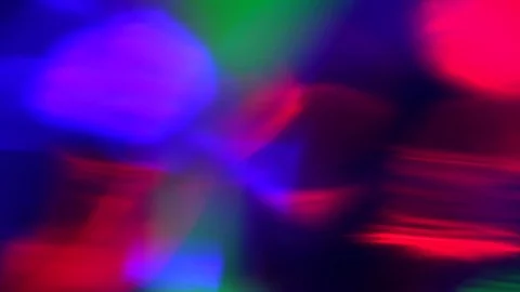 Abstract rotating colorful pattern red blue black disco light Stock Footage 100558169
