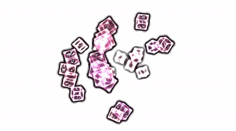 Abstract Rotating Cubes - Loop Pink Stock Footage 56583842