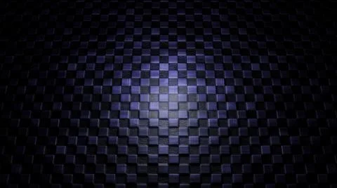 Abstract rotating dark blue chequered surface with one light spot in the middle Stock Illustration