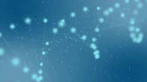 Abstract rotating defective DNA animation Stock Footage 172146630