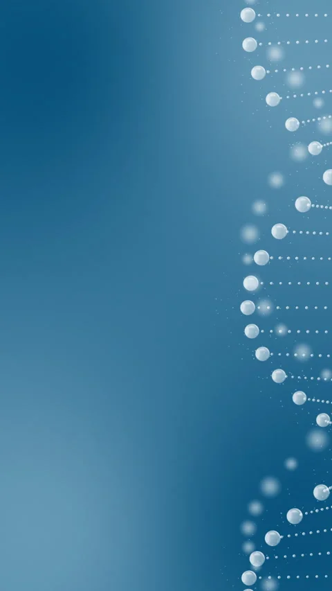 Abstract rotating DNA animation Stock Footage 233456844