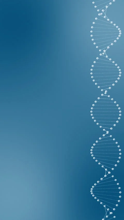 Abstract rotating DNA animation Stock Footage 233457992