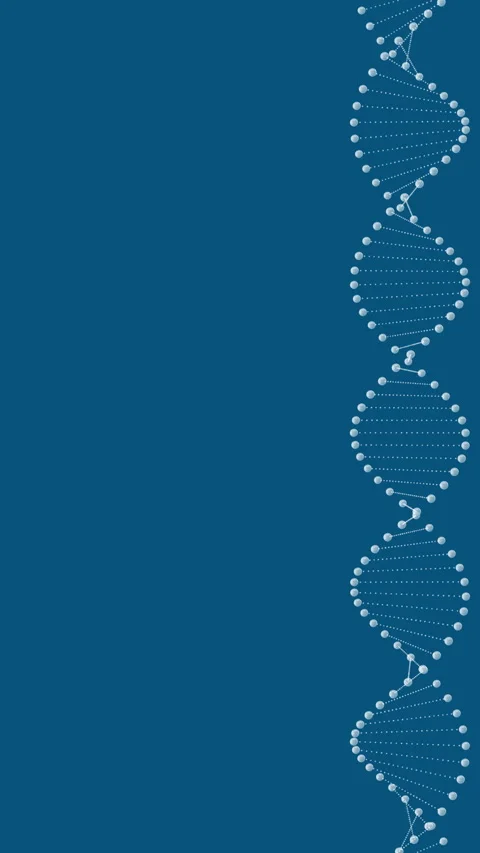 Abstract rotating DNA animation Stock Footage 233582101