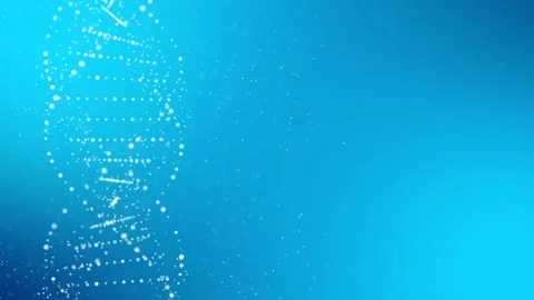 Abstract rotating DNA double helix Stock Footage 171648904