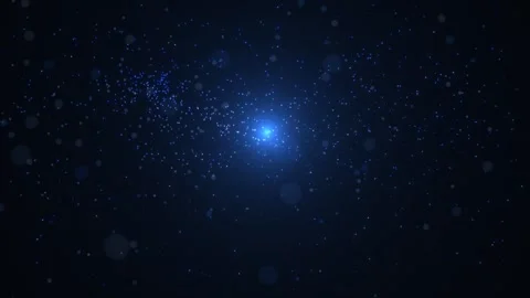 Abstract rotating dust particles. Beautiful background of flying particles Stock Footage 310735686