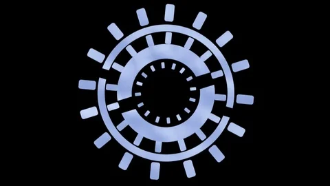 Abstract rotating figures Stock Footage 106954833