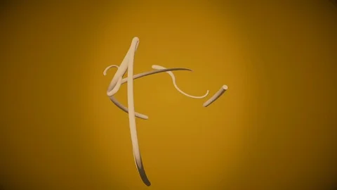 Abstract Rotating Form (2) Stock Footage 75769971