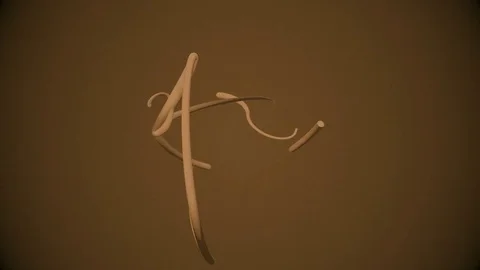 Abstract Rotating Form Stock Footage 75778118