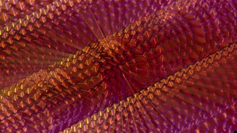 Abstract Rotating Geometric Waves and Shapes Background 02. Video stock 297450612