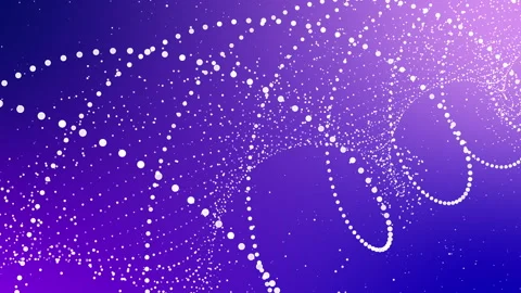 Abstract rotating glittering DNA animation Stock Footage 170102595