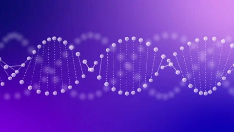 Abstract rotating glittering DNA animation Stock Footage 170819072