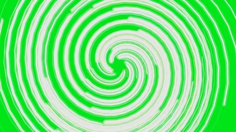 Abstract Rotating Green and White Spiral Background Stock Footage 336474215