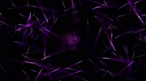 Abstract Rotating Light Rays Animation - Loop Purple Stock Footage 55628002