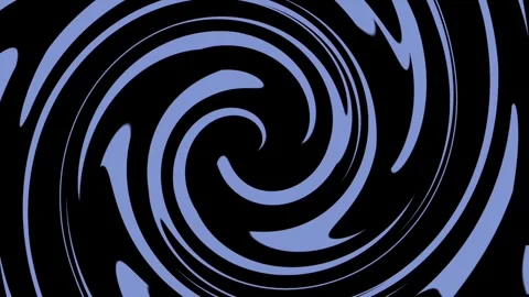 Abstract rotating liquid swirl on a black background. 動画素材 319610381