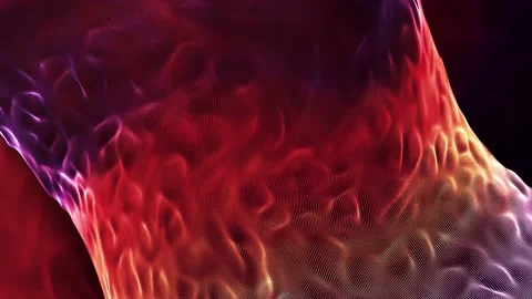 Abstract rotating liquid vortex of red and purple colors, seamless loop. Motion Stock Footage 157604914