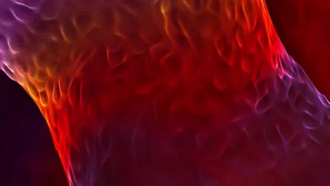 Abstract rotating liquid vortex of red and purple colors, seamless loop. Motion Stock Footage 157650837
