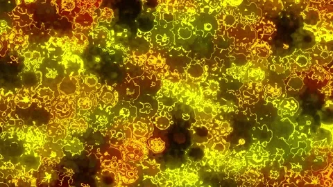 Abstract Rotating Multicolored Background of Chaotic Hexagons 03. 4K Video stock 293044953