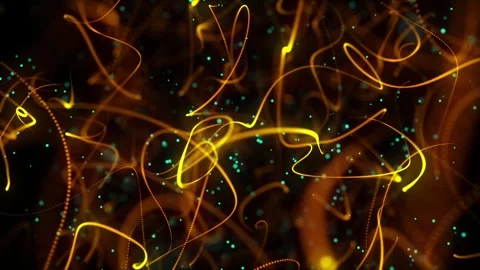 Abstract Rotating Rainbow Lines Stock Footage 243582187