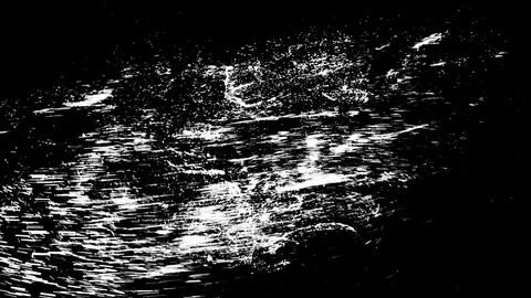 Abstract rotating space dust becoming the icon of the five pointed star in a Stock Footage 119034531