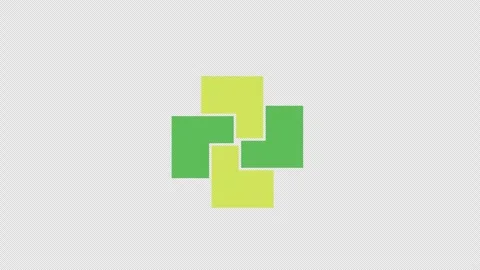 Abstract rotating square loading animation Stock Footage 330432789
