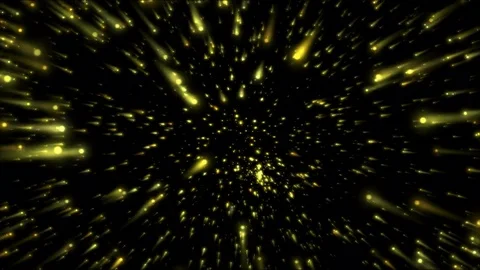 Abstract Rotating Star Sphere Animation - Loop Yellow Stock Footage 82034939