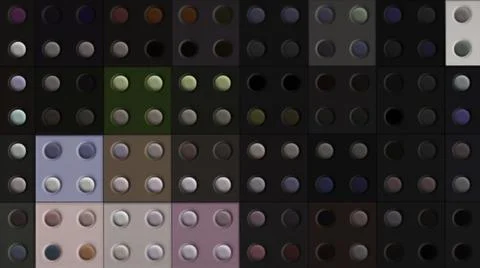 Abstract rotating surface divided into the rows of same size squares. Motion イラスト素材